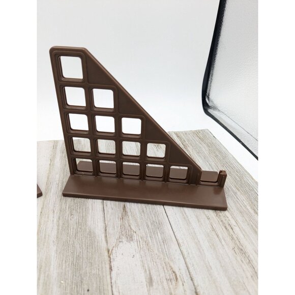 Vintage Jackpot Yahtzee Tile Racks Only  Game Milton Bradley Replacement Parts - Picture 2 of 9